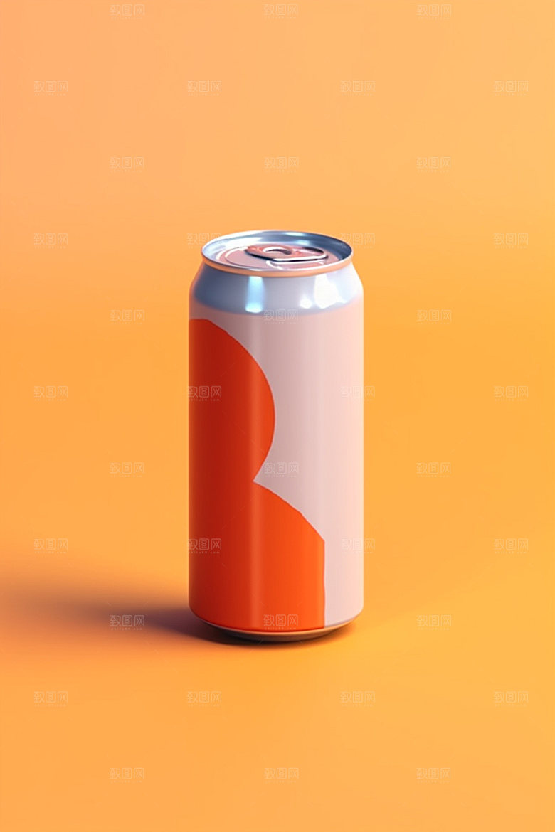 饮料瓶3D时尚模型