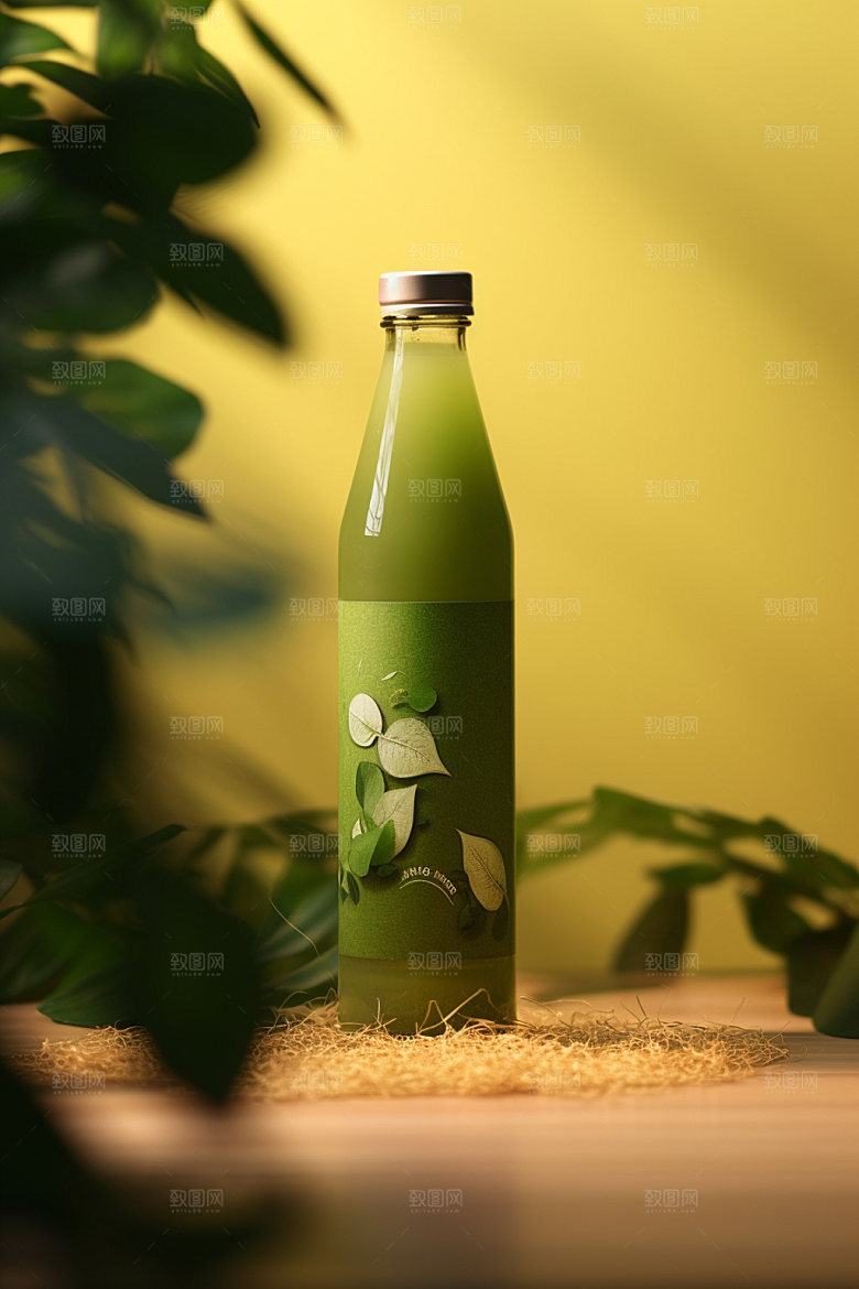饮料瓶现代包装设计模型