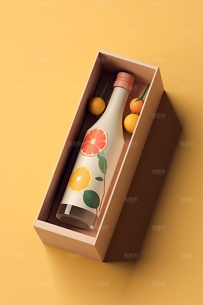 饮料瓶现代简约模型