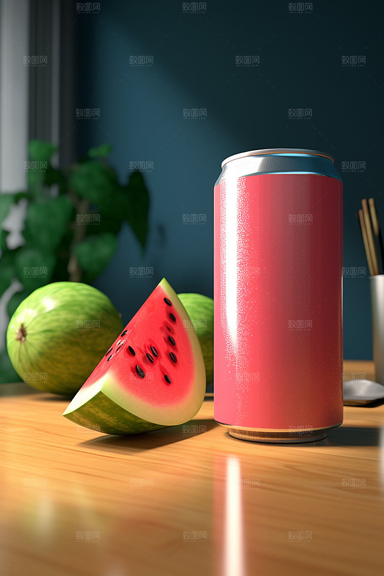 饮料瓶模型3D样机