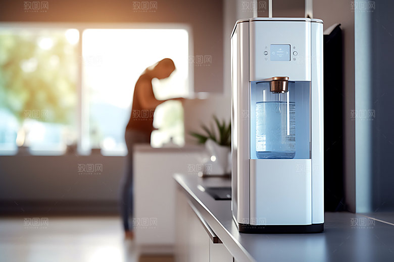 饮水机模型质感效果图