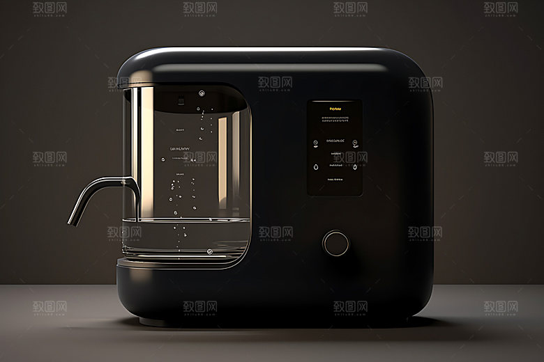 饮水机家用电器质感效果图