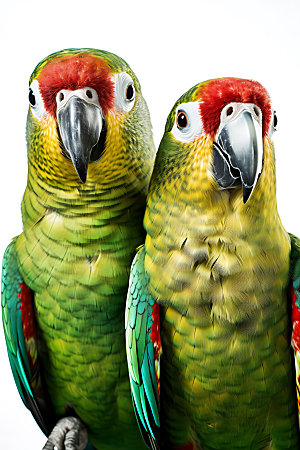 鹦鹉动物彩色摄影图