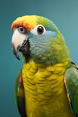鹦鹉动物彩色摄影图