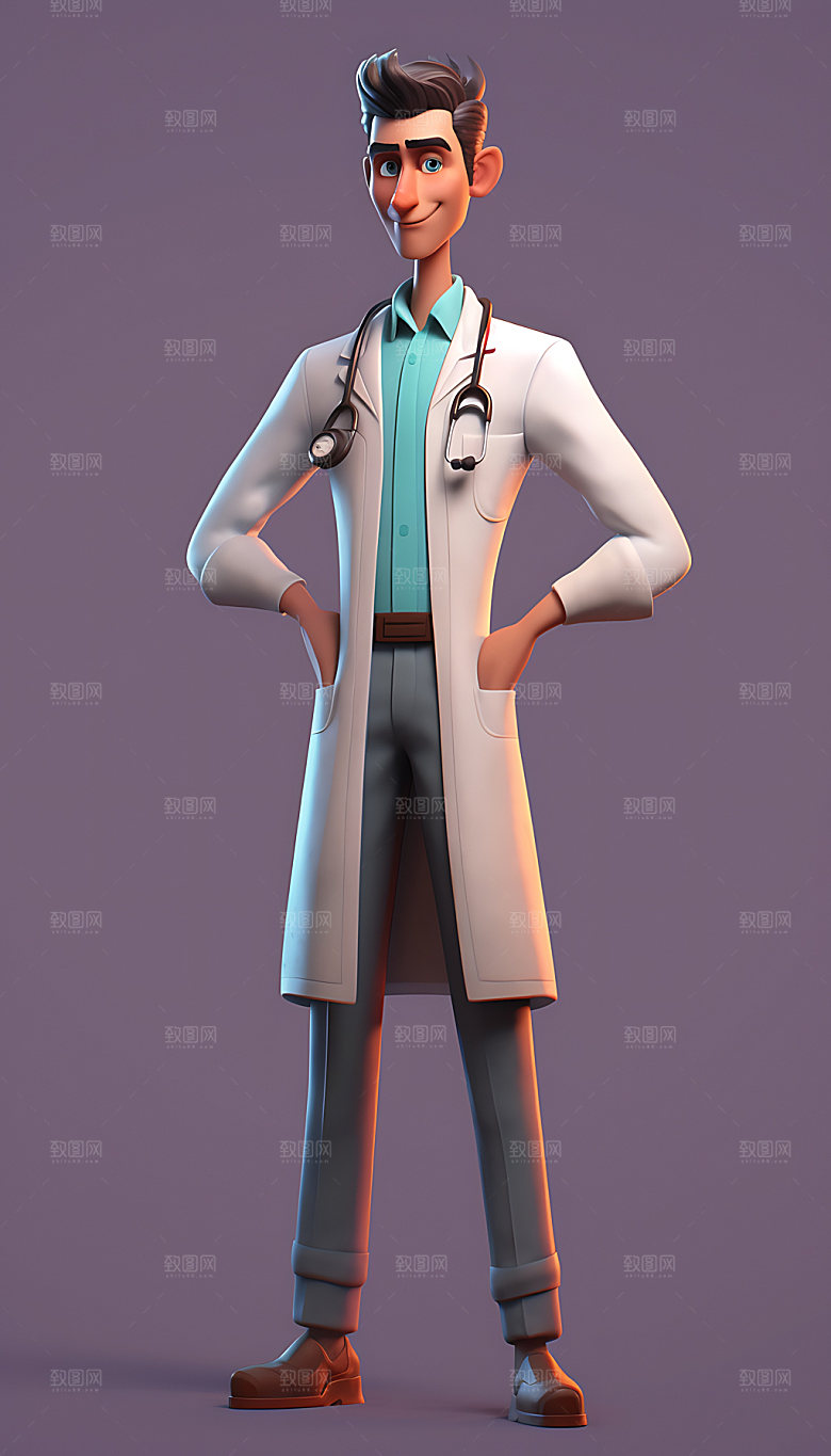 医生看病高清人物形象