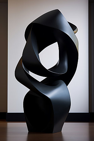 艺术品雕塑抽象曲线模型