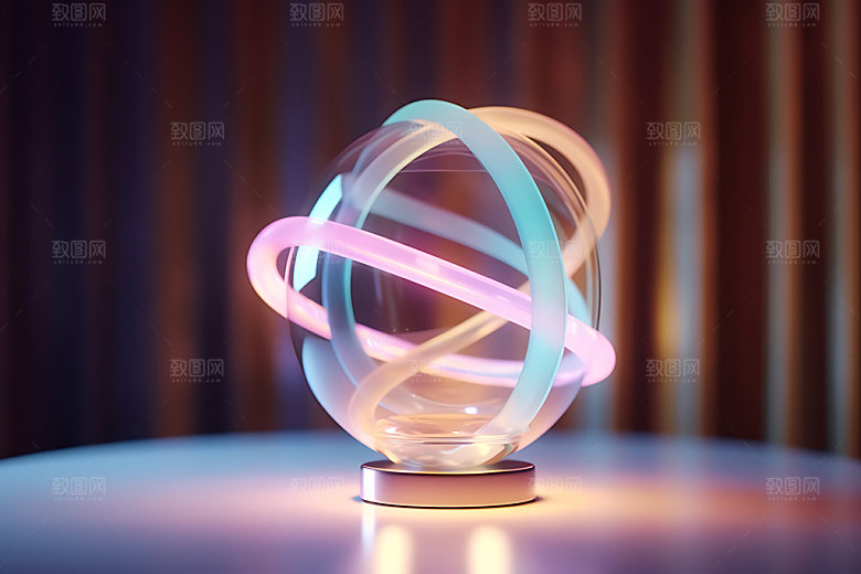 艺术品雕塑3D曲线模型