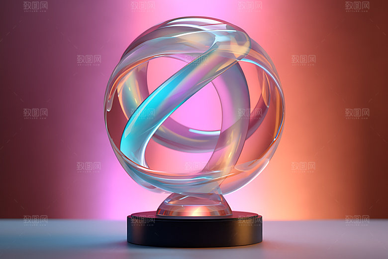 艺术品雕塑抽象3D模型