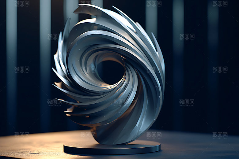 艺术品雕塑3D艺术模型