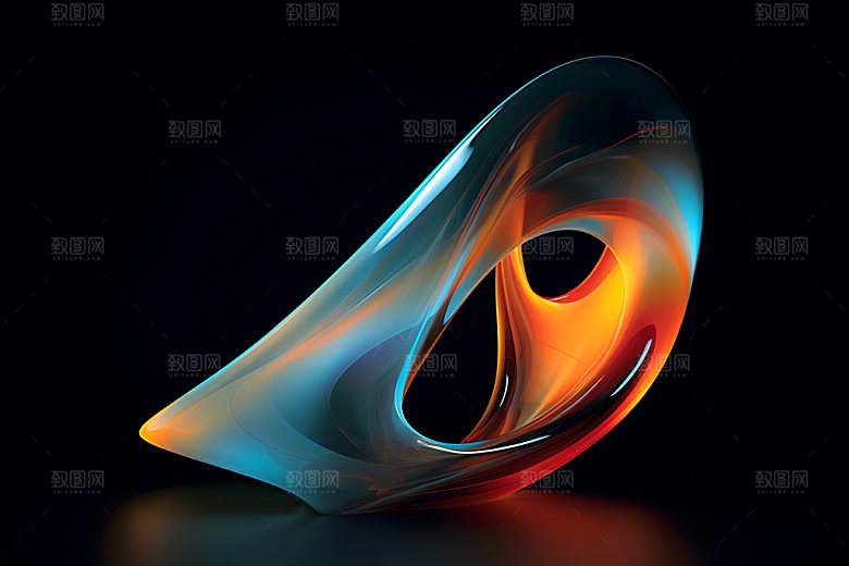 艺术品雕塑立体3D模型