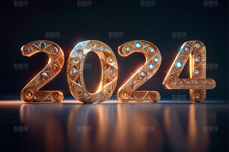 2024年3D时尚艺术字