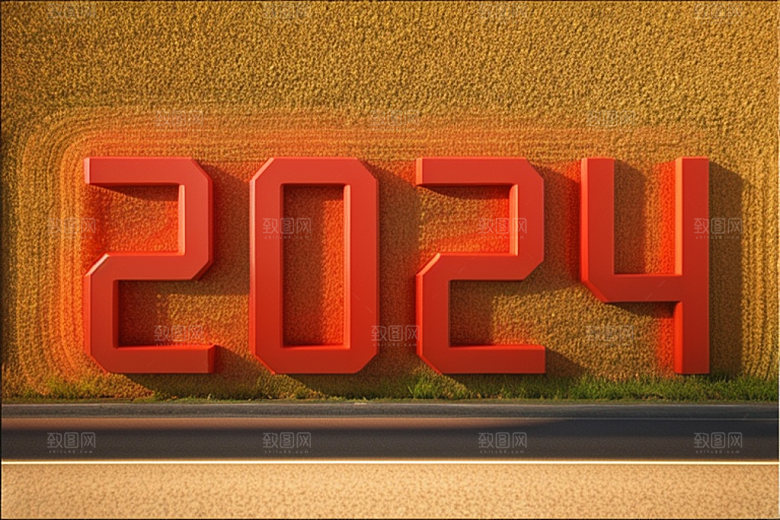 2024年时尚立体艺术字