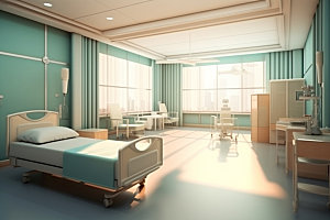 医院病房住院部设计效果图
