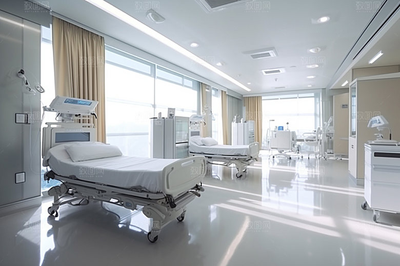 医院病房医疗简约效果图