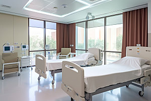 医院病房设计医疗效果图