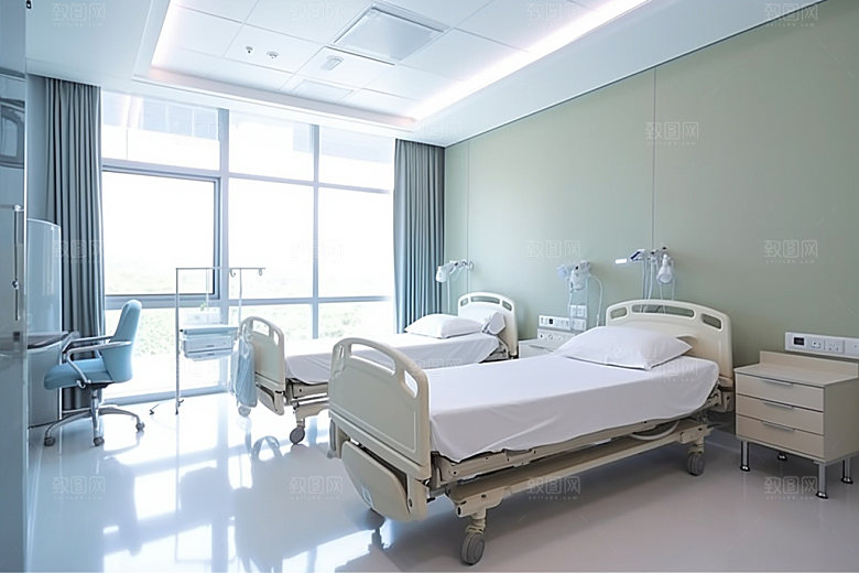 医院病房装修医疗效果图