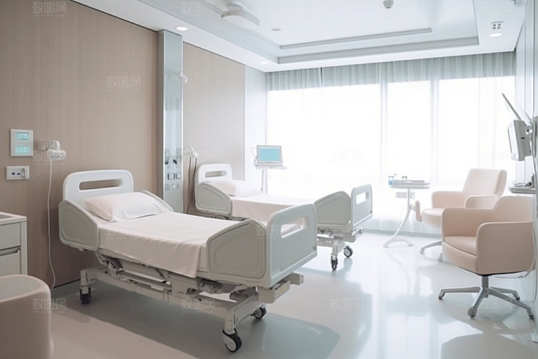 医院病房医疗简约效果图