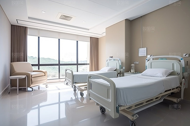 医院病房住院部医疗效果图