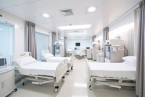 医院病房干净装修效果图
