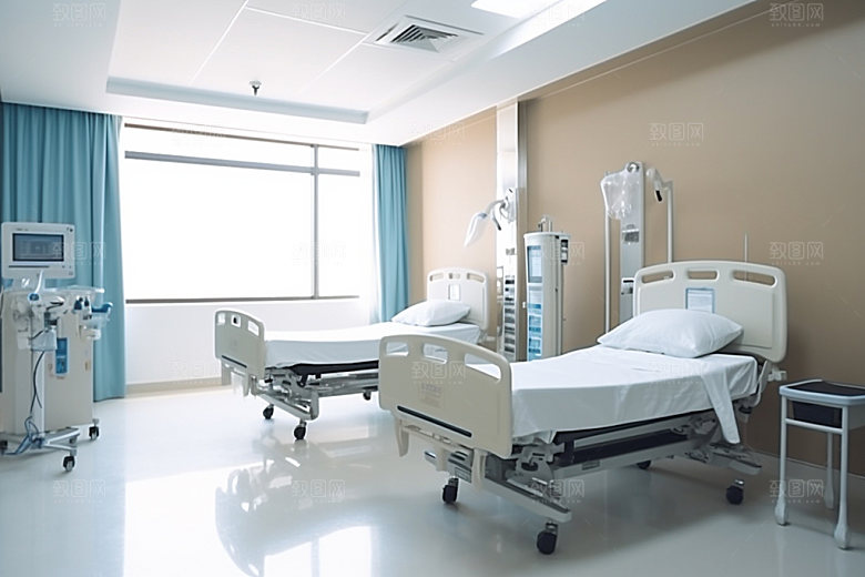 医院病房医疗治疗效果图