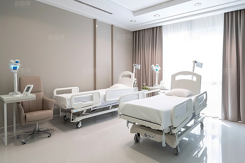医院病房干净装修效果图