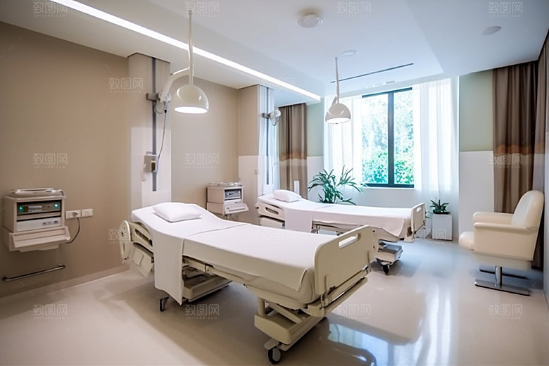 医院病房卫生装潢效果图