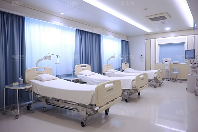 医院病房诊疗室内效果图