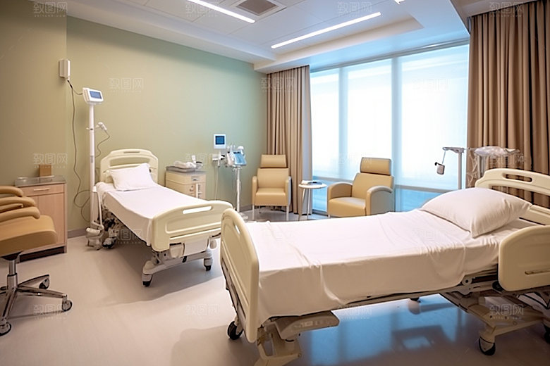 医院病房装修医疗效果图