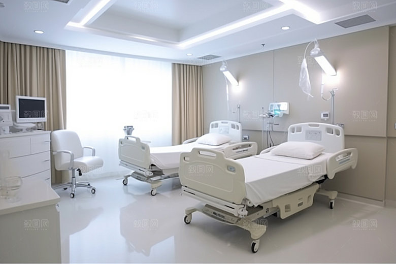 医院病房医疗简约效果图