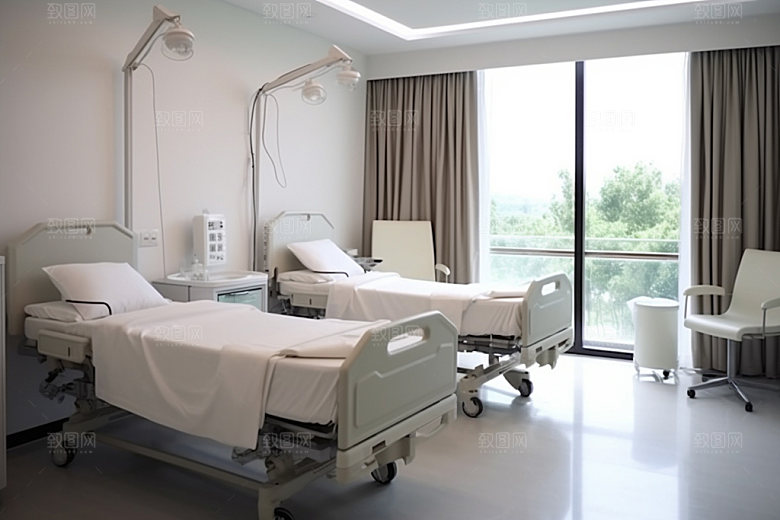 医院病房医疗简约效果图