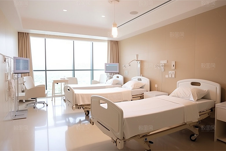 医院病房室内卫生效果图