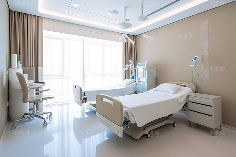 医院病房装潢医疗效果图