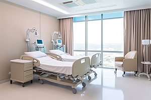医院病房住院部卫生效果图