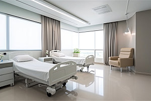 医院病房装潢医疗效果图