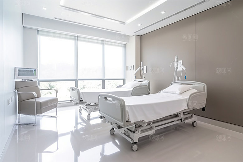 医院病房卫生医疗效果图