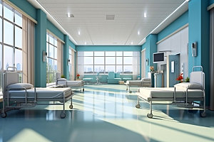 医院病房设计卫生效果图