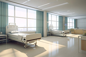 医院病房卫生设计效果图