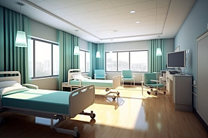 医院病房设计卫生效果图