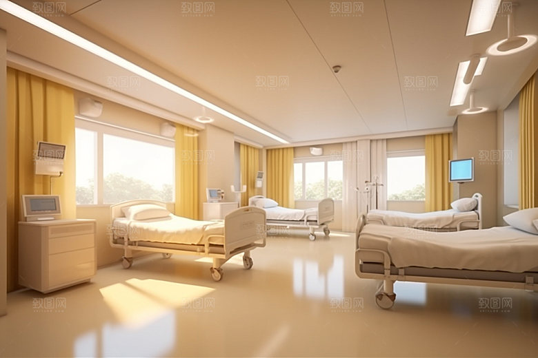 医院病房诊疗装潢效果图