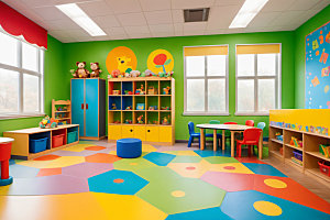幼儿园教室学校童趣摄影图