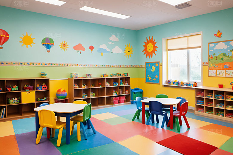 幼儿园教室托儿所童趣摄影图