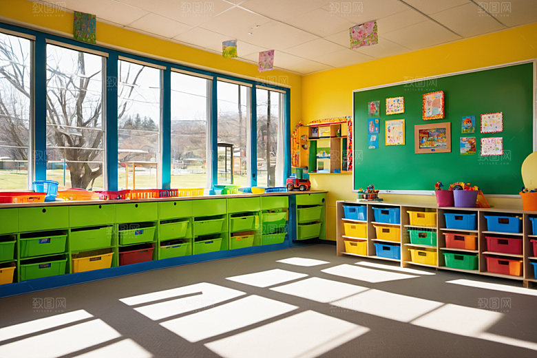幼儿园教室学校童趣摄影图