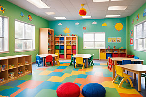 幼儿园教室高清可爱摄影图
