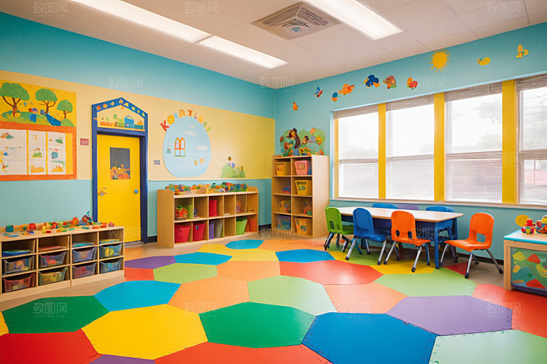 幼儿园教室托儿所童趣摄影图