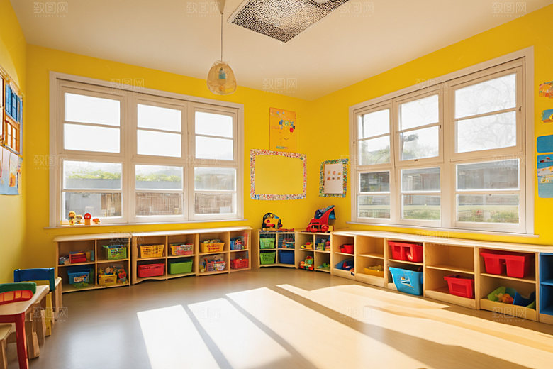 幼儿园教室童趣高清摄影图