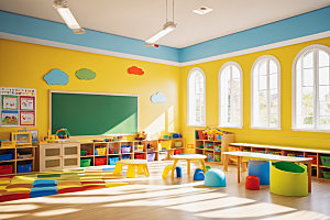 幼儿园教室学校童趣摄影图