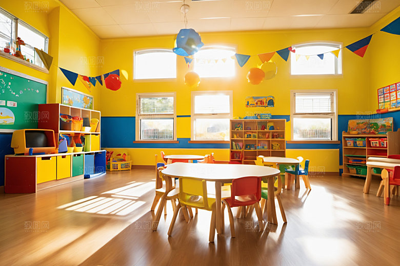 幼儿园教室学校童趣摄影图