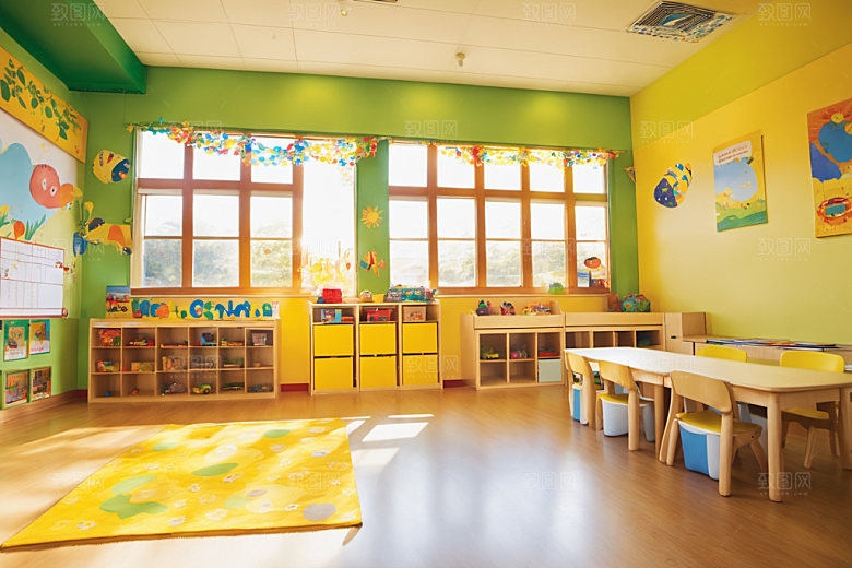 幼儿园教室学校童趣摄影图