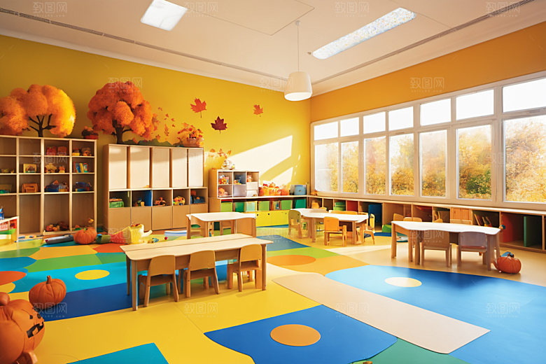 幼儿园教室托儿所童趣摄影图