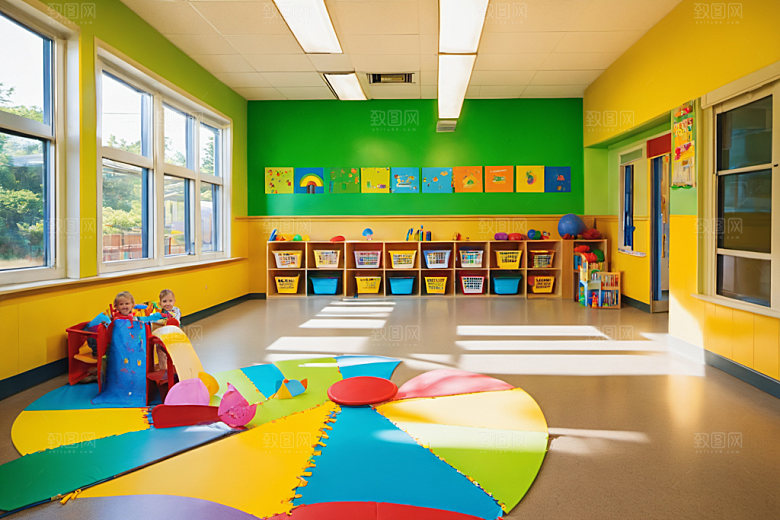 幼儿园教室学校童趣摄影图
